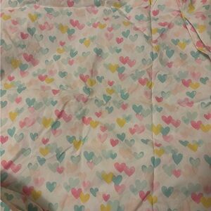 Pottery Barn Kids Multicolor Heart Sheets